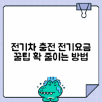 전기차 충전과 전기요금 절약 팁