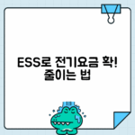 에너지저장장치(ESS)로 전기요금 줄이기