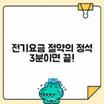 전기요금 조정신청 절차와 방법