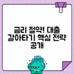 주택 대출 갈아타기 | 금리 인하 시기 활용 전략 소개