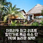 Out of Africa Resort (아프리카 리조트) 하드 네스 최고 숙소 특가 예약 꿀팁