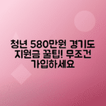 경기도 청년 노동자 통장 가입으로 2년 동안 최대 580만 원 받는 방법